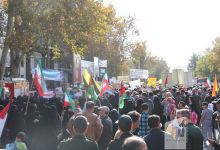 گزارش تصویری مراسم اجتماع سراسری حمایت از مردم مقتدر و کودکان مظلوم غزه 
